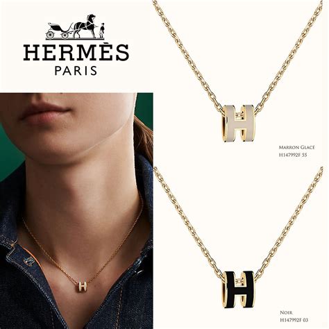 helga hermes pearl necklace|Hermes mini pop h pendant.